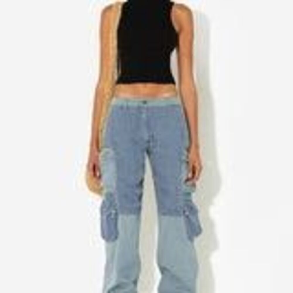 John Elliot Parachute Cargo Pants - Washed Navy